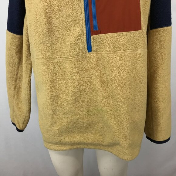 COTOPAXI ~ MENS XL ~ TAN FLEECE COLORBLOCK PULLOVER SWEATSHIRT JACKET - Picture 3 of 8